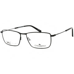 Chesterfield Men's Eyeglasses - Matte Black Rectangular Metal Frame | CH 80XL 0003