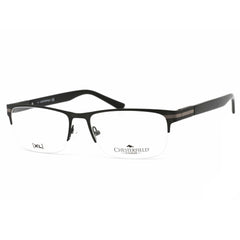 Chesterfield Men's Eyeglasses - Matte Gray Metal Frame Clear Demo Lens | 62XL 0FRE 00