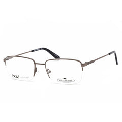 Chesterfield Men's Eyeglasses - Silver Rectangular Half Rim, 54 mm | CH 96XL 0YB7 00