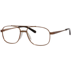 Chesterfield Unisex Eyeglasses - Brown Aviator Shape Frame Demo Lens | CH 868/T 0EU8