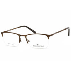 Chesterfield Women's Eyeglasses - Brown Half Rim Frame Clear Lens | CH 893 009Q 00