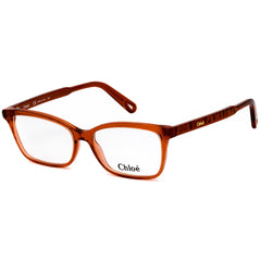 Chloe Women's Eyeglasses - Clear Lens Full Rim Brick Rectangular Frame | CE2742 204