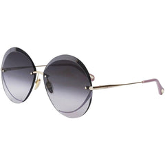 Chloe Women's Sunglasses - Shiny Gold Frame Grey Gradient Lens | CH0063S-30011429001