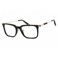 Chopard Men's Eyeglasses - Clear Demo Lens Shiny Black and Gold Frame | VCH344 0700