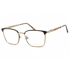Chopard Men's Eyeglasses - Full Rim Gold/Black/Brown Metal Frame, 52 mm | VCHG06 02A8