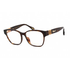 Chopard Men's Eyeglasses - Shiny Dark Havana Plastic Cat Eye Frame | VCH304S 0722