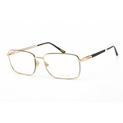 Chopard Men's Eyeglasses - Shiny Total Rose Gold and Black Rectangular | VCHG05 0300
