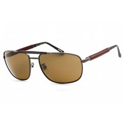Chopard Men's Sunglasses - Full Rim Shiny Bakelite Metal Aviator Frame | SCHF81 568P