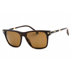 Chopard Men's Sunglasses - Full Rim Shiny Dark Havana Plastic Square | SCH312 722P