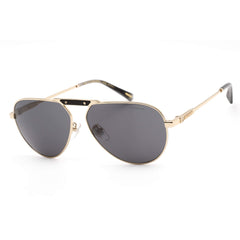 Chopard Unisex Sunglasses - Shiny Total Rose Gold Pilot Shaped Metal Frame SCHF80 0300