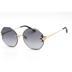 Chopard Unisex Sunglasses - Shiny Total Rose Gold/Black Geometrical Shape SCHF85S 0300