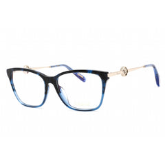 Chopard Women's Eyeglasses - Blue Havana Glittery Plastic Rectangular | VCH318S 0XAF