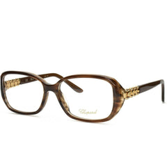 Chopard Women's Eyeglasses - Brown/Gold Frame Demo Lens | VCH155S-0794-53-15-135