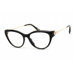 Chopard Women's Eyeglasses - Clear Demo Lens Black/Gold Plastic Frame | VCH323S 0700