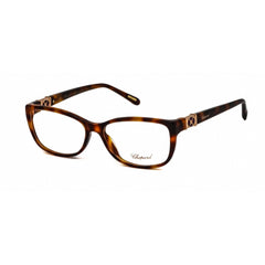 Chopard Women's Eyeglasses - Full Rim Dark Havana Rectangular Frame | VCH226S 0752