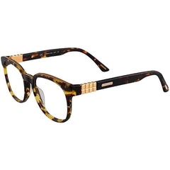 Chopard Women's Eyeglasses - Havana Square Frame Demo Lens | CHOPARD VCH144 06ZE