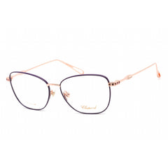 Chopard Women's Eyeglasses - Shiny Copper Gold Metal Cat Eye Frame | VCHD52S 08MZ