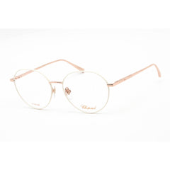Chopard Women's Eyeglasses - Shiny Copper Gold Metal Round Shape Frame | VCHF71M 08MZ