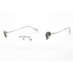 Chopard Women's Eyeglasses - Shiny Full Palladium/Light Blue Frame | VCHG03S 0579