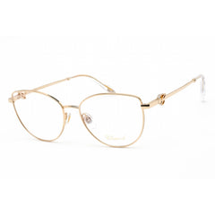 Chopard Women's Eyeglasses - Shiny Rose Gold Metal Cat Eye Shape Frame | VCHF51S 0300