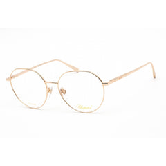 Chopard Women's Eyeglasses - Shiny Rose Gold Metal Round Shape Frame | VCHF71M 0300