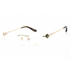 Chopard Women's Eyeglasses - Shiny Total Rose Gold/Black Metal Frame | VCHF86S 0300