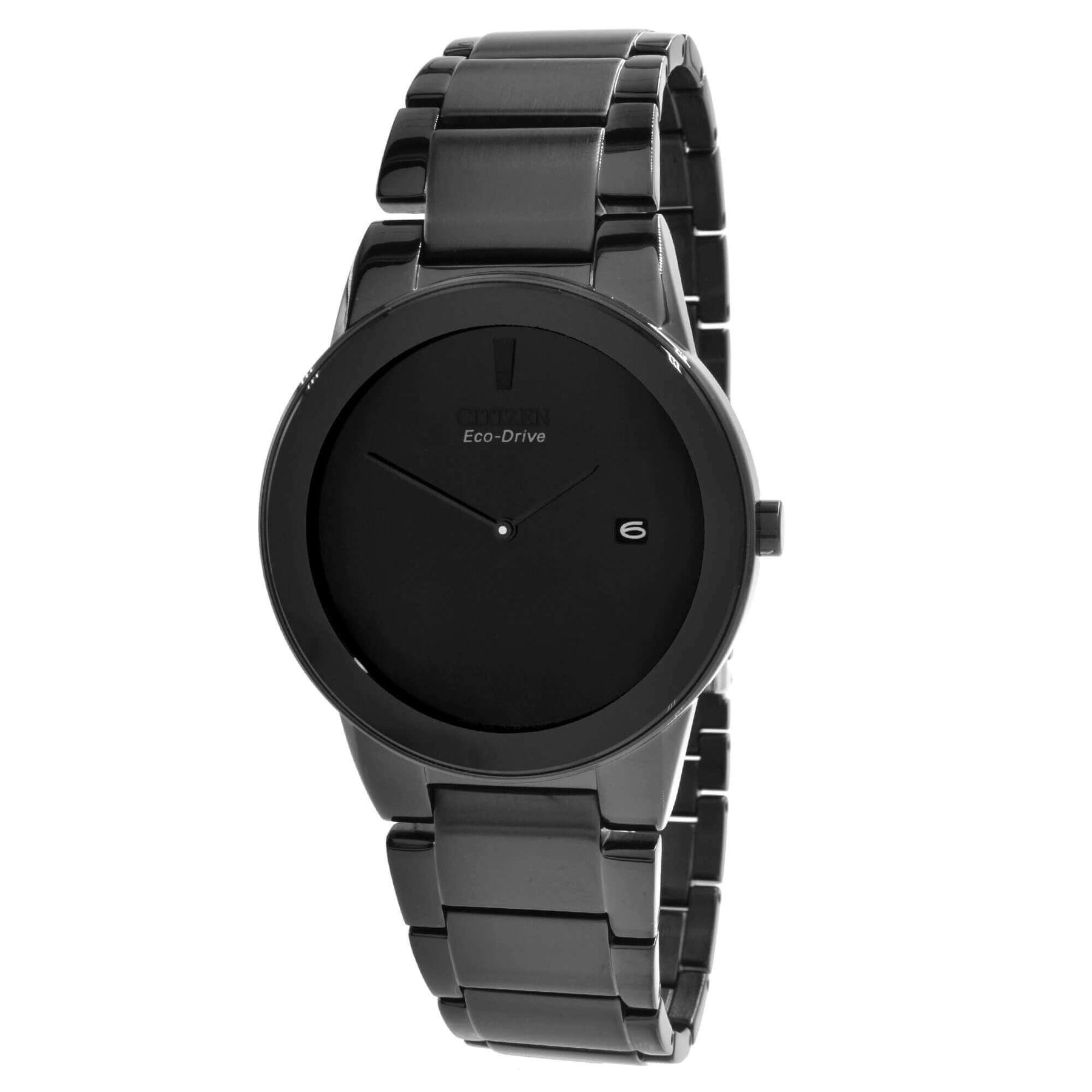 Citizen AU1065-58E Men's Axiom Eco-Drive Black Ion Plated Steel