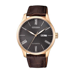 Citizen Men's Watch - Automatic Black Dial Strap Day and Date Display | NH8353-00H