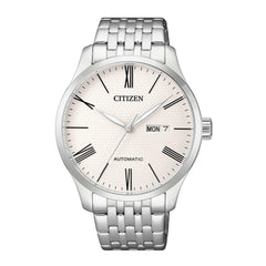 Citizen Men's Watch - Automatic White Dial Bracelet Day and Date Display | NH8350-59A