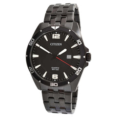 Citizen Men's Watch - Date Display Black Dial Stainless Steel Bracelet | BI5055-51E