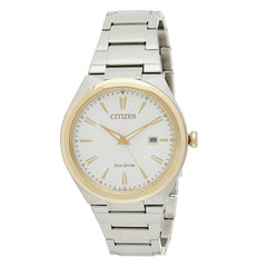 Citizen Men's Watch - Eco-Drive Date Silver Stainless Steel Bracelet | AW1374-51B