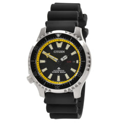 Citizen Men's Watch - Promaster Automatic Black and Yellow Dial Strap | NY0130-08E