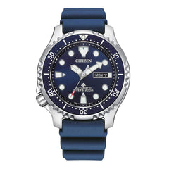 Citizen Men's Watch - Promaster Automatic Blue Silicone Rubber Strap | NY0141-10L