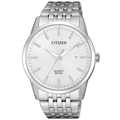 Citizen Men's Watch - Quartz Silver Tone Dial Stainless Steel Bracelet | BI5000-87A