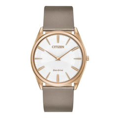 Citizen Women's Eco-Drive Watch - Stiletto Tan Leather Strap | AR3076-08A