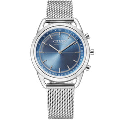 Citizen Women's Smartwatch - Connected Blue Dial Silver Bracelet | HX0000-59L