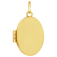 Women's Locket - 14K Yellow Gold Polished Oval | 14J-200