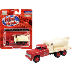 Classic Metal Works 1/87 (HO) Model Cement Truck - 1960 Ford Morse Sand and Gravel