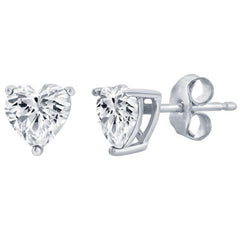 Classic Women's Earrings - SS 6mm Crystal 