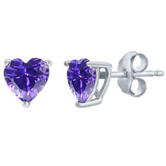 Classic Women's Earrings - SS Amethyst 