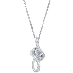 Classic Women's Pendant - Sterling Silver Thin Long 