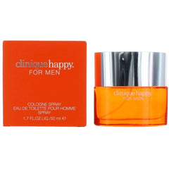Clinique Men's Eau De Toilette Spray - Happy Refreshing and Longer-Lasting, 1.7 oz