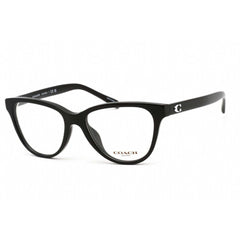 Coach Women's Eyeglasses - Black Acetate Cat Eye Full Rim Frame Demo Lens | 6202U 5002