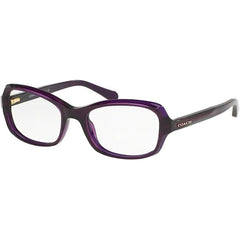 Coach Women's Eyeglasses - Deep Purple Plastic Frame Demo Lens | COACH 0HC6097 5249