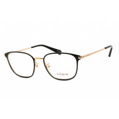 Coach Women's Eyeglasses - Full Rim Black/Gold Metal Cat Eye Frame | 0HC5140 9394