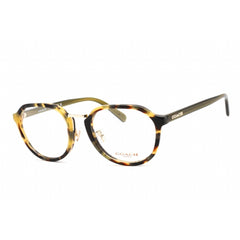 Coach Women's Eyeglasses - Full Rim Round Shape Tortoise Plastic Frame | 0HC6211 5324