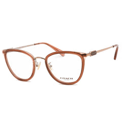 Coach Women's Eyeglasses - Shiny Rose Gold/Transparent Full Rim Frame | 0HC5146 9415