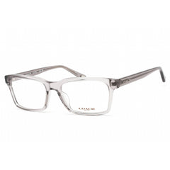 Coach Women's Eyeglasses - Transparent Grey Plastic Rectangular Frame | 0HC6169U 5176