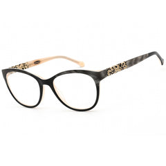 Coco Song Unisex Eyeglasses - Black/Grey Cat Eye Shape Plastic Frame | CV169 01-09