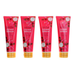 Coconut Hibiscus by Bodycology, 4 Pack 8 oz Moisturizing Body Cream for Women